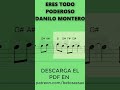 Eres Todo Poderoso, Partituras para saxofón alto, tenor, soprano, flauta y violín