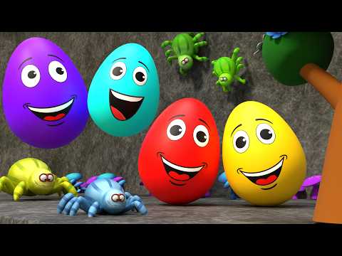 Learn Colors with Farm Surprise Eggs | Color Learning for Kids | Boo Boo Kids