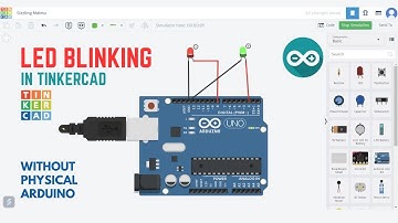arduino led blinking in tinkercad | Tutorial | how to blink led in tinkercad  #arduino #tinkercad