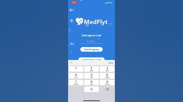 MedFlyt app tutorial - How to add or find new agencies
