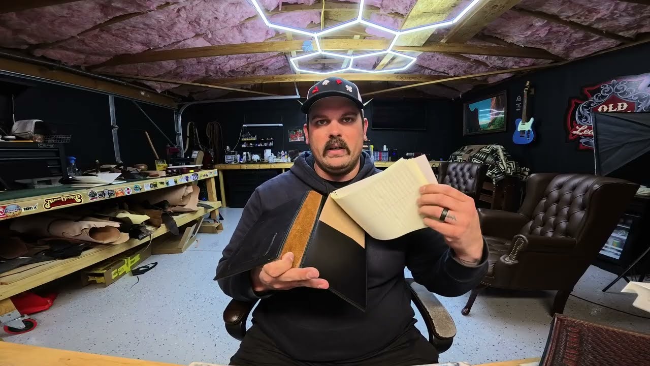 Making a Leather Steno Pad Cover!
