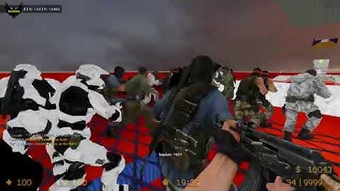 ZOMBIE ESCAPE, COUNTER-STRIKE: SOURCE, MAP: ZE_bowser_in_the_fire_sea, Level 1