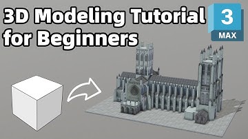 Building Washington National Cathedral from a Cube in 3ds Max | Step-by-Step Modeling Tutorial