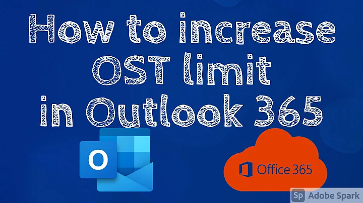 How to increase OST limit in Outlook 365 #Office365 #ExchangeOnline #Outlook #KB