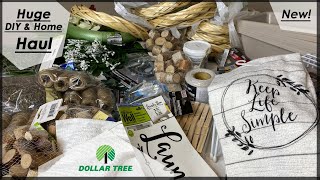 Dollar Tree DIY & Home Haul - New Flowers, Wreaths, Wood, Adhesive, Planters, Kitchen Stuff, & More!