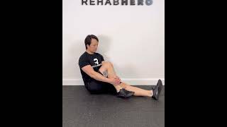 Towel Knee Pump - knee flexion mobilization exercises