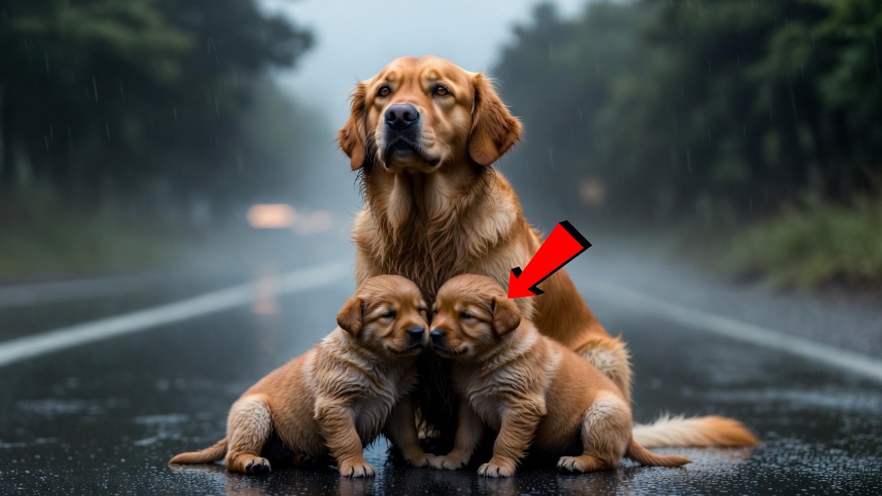 Hündin und ihre Welpen wurden auf der Straße ausgesetzt – Sie werden nicht glauben, wie das ausging