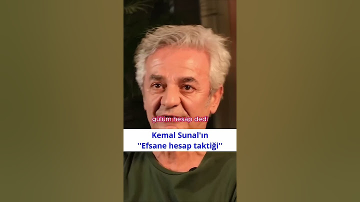 Kemal Sunal’ın efsane hesap taktiği.  Zafer algöz.