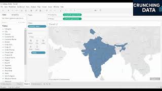 6.5 Filled Map in Tableau