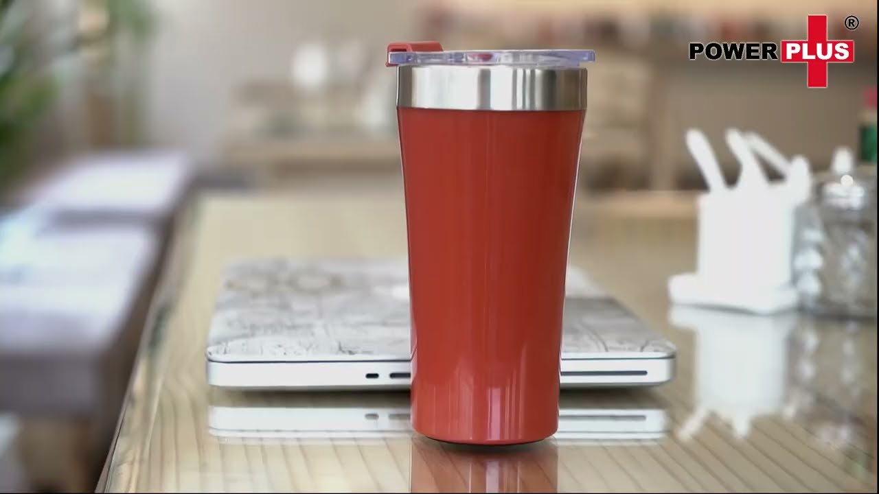 Tall Sipper mug with 304 grade Stainless steel inside by Power Plus | Capacity 400ml approx