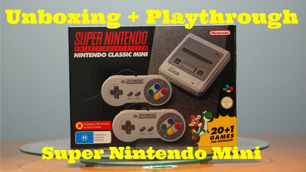 Snes Mini, Comparison & Playthrough PAL
