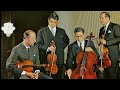 Capture de la vidéo Amadeus Quartet. Johannes Brahms - String Quartet No.3 B Dur, Op.67 (1960)