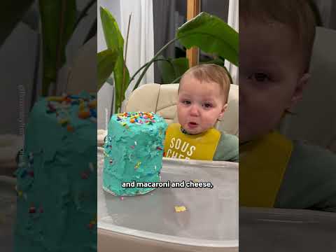 Baby Gets Steak For First Birthday