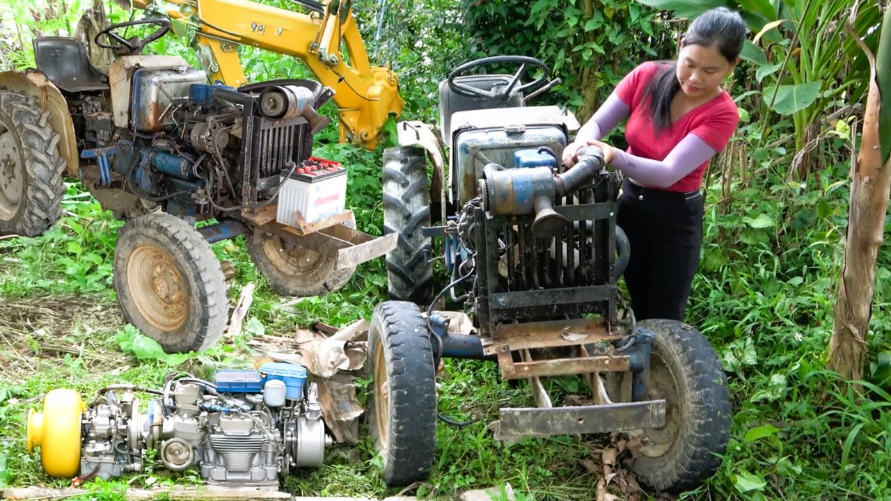 Endless Devotion of Highland Girl: Engine Repair and Restoration of Abandoned Agricultural Tractors