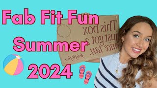 Fab fit fun 2024 summer box!!!