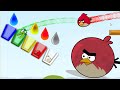 Angry Birds Drink Water 2 - TAKE ALL RAINBOW WATER FOR ALL ANGRY BIRDS COLOR!