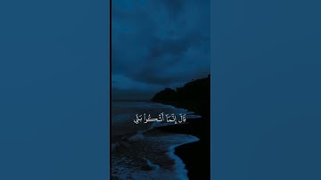 #القرآن_الكريم قال إنما اشكو بثي وحزني إلى الله بصوت القارئ إسلام صبحي