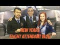 FLIGHT ATTENDANT LIFE | WORKING ON NEW YEARS EVE!