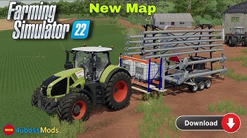 Fs22 mods -  Lizard Circular Pivot Irrigation | Map Map Fazenda Tres Lagoas Rowcrop |