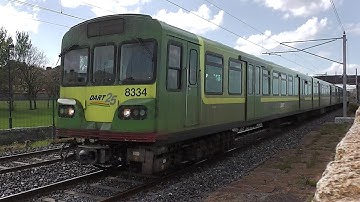 8300 Class Dart Train number 8334 - Booterstown, Dublin