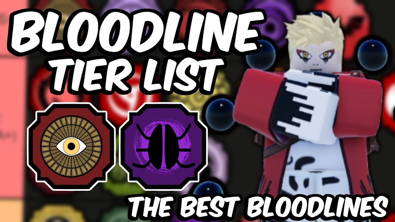 The TRUE BEST Bloodline Tier List In Shindo Life  The BEST Bloodline Tier  List In Shindo 