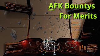 How to (semi) AFK Bounties for Merits in Elite Dangerous the fast, quick and easy way tutorial