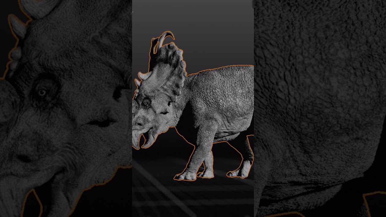 Создание цератопсидных стоп с нуля.