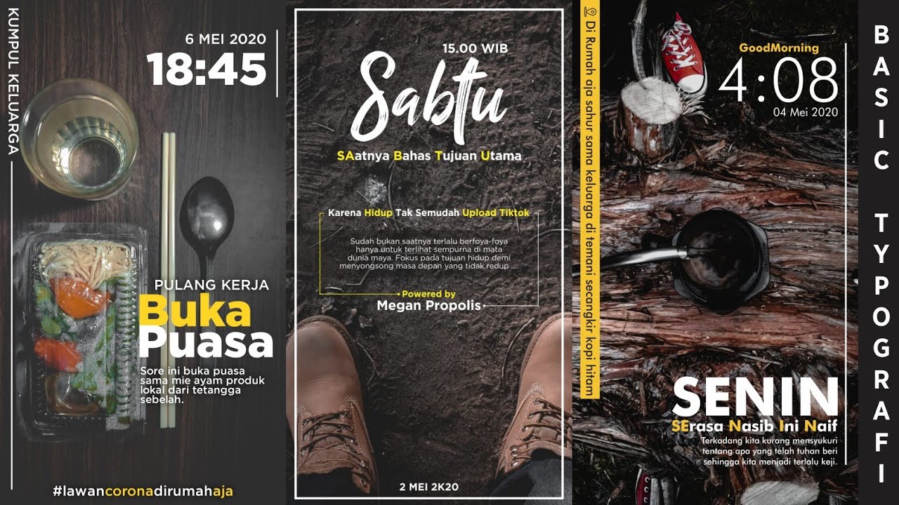 Cara Bikin Instastory Typografi di Android -Tutorial Instagram