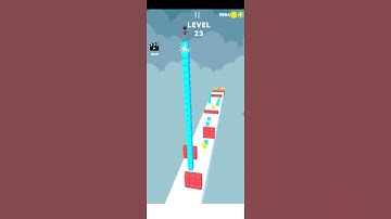 Cube Stacker Surfer  3D Gameplay #shorts