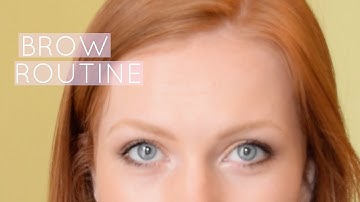 Brow Routine | Simply Redhead