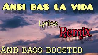 Ansi Bala Vida remix song. and lyrics. #music #ansibaslavida #song Resimi