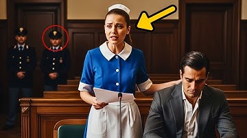 “De advocaat van de miljonair vluchtte tijdens het proces... de schoonmaakster nam zijn plaats in.”