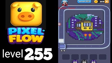 Pixel Flow level 255 Walkthrough Solution