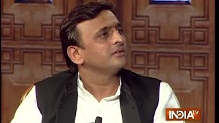 UP Chief Minister Akhilesh Yadav in Aap Ki Adalat 2016 - Chunav Manch