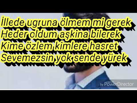 Yusuf Güney-HEDER OLDUM AŞKINA (lyrics)