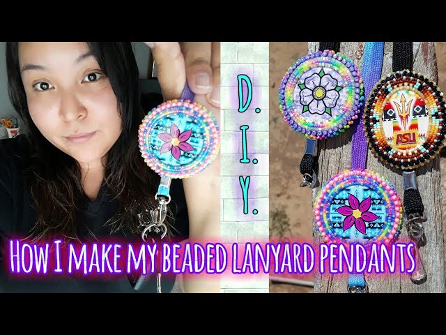 How I make my BEADED LANYARD PENDANTS 