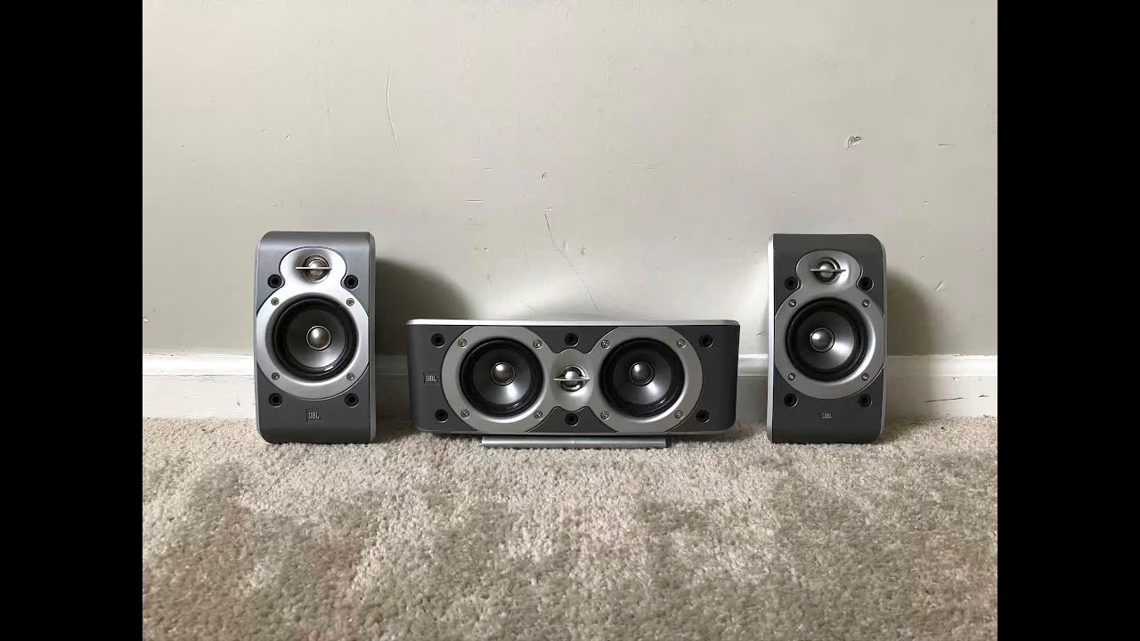 JBL SCS200 - SCS200SAT and SCS200CEN Home Theater Surround Speakers -  YouTube