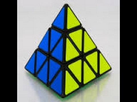 Como hacer una piramide de rubik