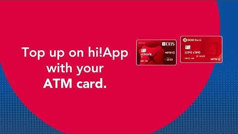 Top up on hi!App with NETS Click