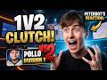 PeterBot *EXCITED* after Spectating Pollo 1V2 CLUTCH in Duos DIVISION 1