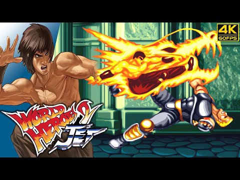 World Heroes 2 Jet - Kim Dragon (Arcade / 1994) 4K 60FPS