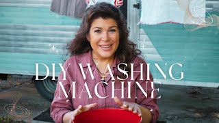 How to Make an EASY DIY OFFGRID WASHING MACHINE