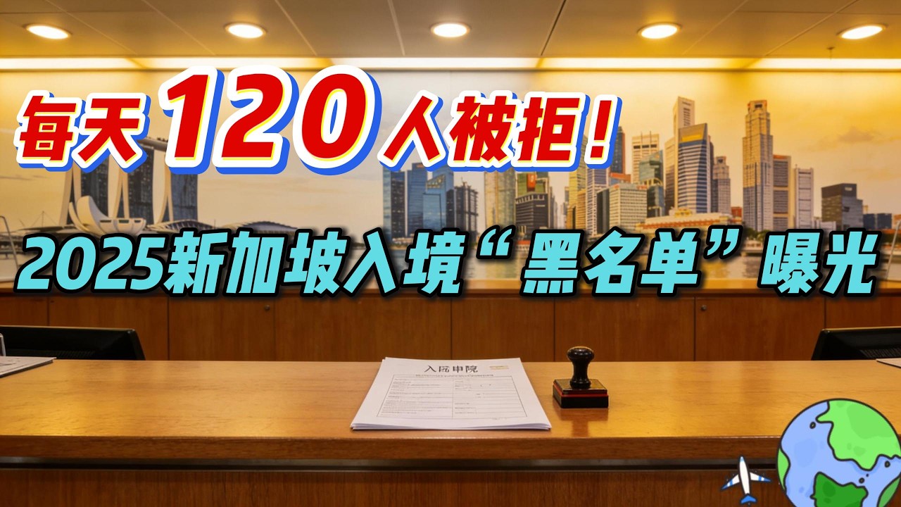 暴增38%！新加坡2025年4.5万人被拒之门外，这7种情况千万别踩雷！｜新加坡入境模式拆解