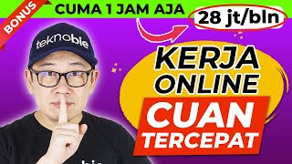 1 JAM AJA 🤑KERJA SAMPINGAN online freelance DIBAYAR TINGGI TERBARU [2024]