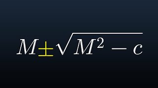 The Better Quadratic Formula You Won