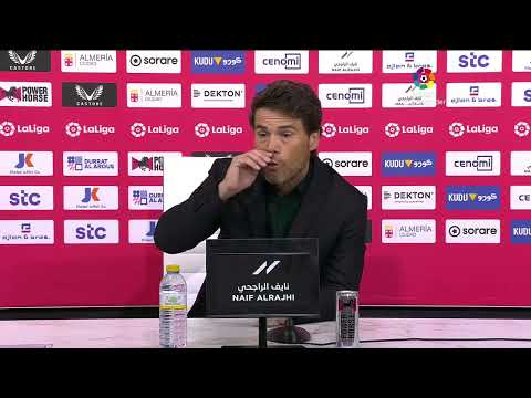 Rueda de prensa UD Almería vs Real Betis