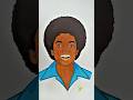 Satisfying Michael Jackson Drawing 🎤 ASMR Coloring Process
