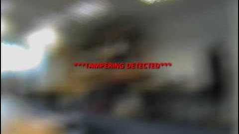 UDP Technology - Camera Tamper Defocus