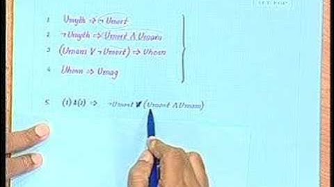 Lecture - 8 Knowledge Based Systems: Logic and Deduction