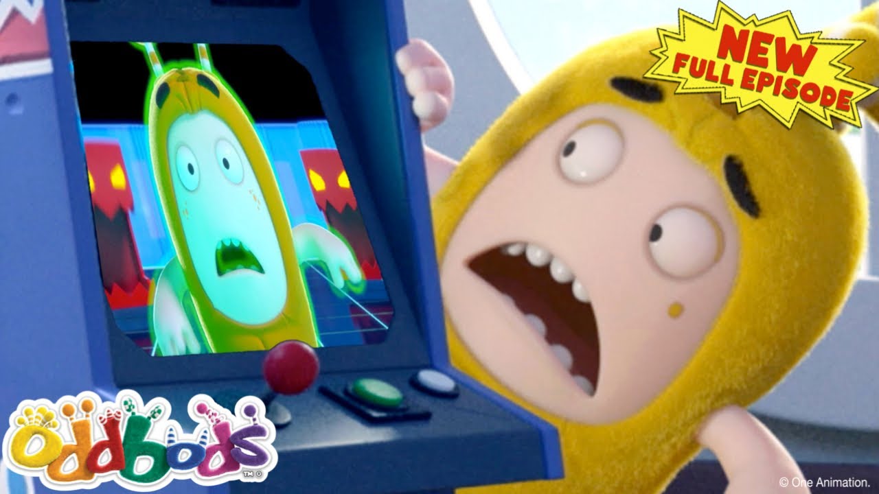 ODDBODS | Slick Trapped In An Arcade Game | NEW Full EPISODE COMPILATION | Cartoons For Kids